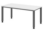 HAMMERBACHER höhenverstellbarer Schreibtisch VQS16/W/G weiß