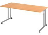 HAMMERBACHER höhenverstellbarer Schreibtisch VZS19/6/S buche
