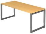 HAMMERBACHER höhenverstellbarer Schreibtisch VRS19/6/G buche