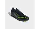 Fußballschuh ADIDAS PERFORMANCE "F50 LEAGUE FG/MG", Damen, Gr. 43, schwarz (core schwarz, iron metallic, lucid lemon), Synthetik, Textil, Schuhe Fußballschuh, geeignet für Rasen- und Kunstrasenplätze