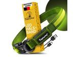 Tierhood Leuchtehalsband LED Halsband grün L