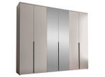 Mid.you Drehtürenschrank, Kaschmir, Holzwerkstoff, 3 Fächer, 270x225x52 cm, Schlafzimmer, Kleiderschränke, Drehtürenschränke