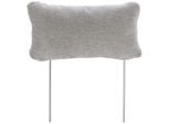 Carryhome Kopfstütze, Grau, Metall, Textil, 49x12x26 cm, Wohnzimmer, Sofas & Couches