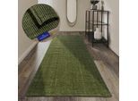 Teppich VILLEROY & BOCH "Rosalie Juteteppich", grün (dschungelgrün), B:80cm H:10mm L:200cm, Jute, Teppiche, Teppich, Läufer, 100% Jute, Natur, Wohnzimmer, Esszimmer, Schlafzimmer, GRS
