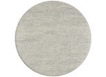 Wollteppich THEKO "Hadj Uni", beige (natur grau), H:25mm Ø:250cm, Wolle, Teppiche, echter Berber Teppich, reine Wolle, handgeknüpft