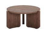 Livetastic Couchtisch , Braun , Holzwerkstoff , rund , Stativgestell , 83x40x83 cm , Wohnzimmer, Wohnzimmertische, Couchtische, Couchtische rund