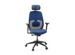 hjh OFFICE Profi Bürostuhl Skandis Pro Stoff / Netzstoff mit Armlehnen (höhenverstellbar)