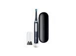 Oral-B iO Series 4, elektrische Zahnbürste mit Magnet-Technologie, 4 Putzmodi, Reiseetui, Matt Black