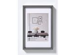 Walther Kunststoffrahmen Steel Style ES040D 30x40cm stahl