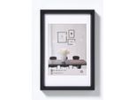 Walther Kunststoffrahmen Steel Style ES045B 30x45cm schwarz