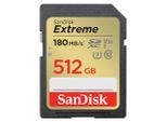 SanDisk SDXC Extreme 512GB 180MB/s V30 UHS-I - Dealpreis