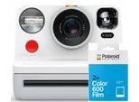 Polaroid Now Kamera weiß + 600 Color Film 2x8