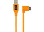 Tether Tools USB 2.0 an Mini-B 5-Pin Right Angle Pigtail 0,5m orange