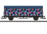 Güterwagen MÄRKLIN "SmileyWorld Wagen 2025 - 48883", bunt, Modelleisenbahn-Fahrzeuge, Kinder, Kunststoff, Metall