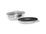 Rösle Bräter Elegance, Edelstahl, Metall, 8 L, oval, 29x21.5x41 cm, backofengeeignet, antihaftbeschichtet, Kochen, Töpfe, Bräter