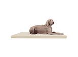 Tierlando CARLOS Ortho-Medic - Orthopädische Hundematte creme 1,2 m, 6 cm, 90 cm
