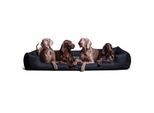 Tierlando GOOFY - Orthopädisches Hundebett aus Polyester inkl. Matratzenschoner dunkelblau 1,6 m, 25 cm, 1,1 m