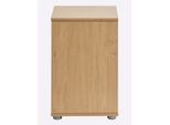 Schuhschrank HEINE HOME, braun (eichefarben), B:40cm H:80cm T:38,5cm, Kunststoff, MDF, Schränke, Schuhschrank