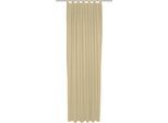 Vorhang WIRTH "Trondheim B", beige, B:132cm H:385cm, Polyacryl, Gardinen, nach Maß