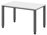 HAMMERBACHER höhenverstellbarer Schreibtisch VQS12/W/G weiß