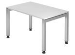 HAMMERBACHER höhenverstellbarer Schreibtisch VJS12/W/S weiß