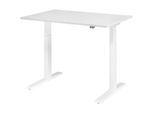 HAMMERBACHER VXMKA12/W/W elektrisch höhenverstellbarer Schreibtisch 70,0 - 120,0 cm - elektrisch weiß / weiß