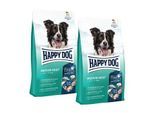 HAPPY DOG fit & vital Trockenfutter Hund Adult, Medium 2x12 kg