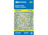 Tabacco Karte N.025 Doloiti di Zoldo / Cadorine e Agordine - 1:25.000