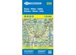 Tabacco Karte N.034 Bolzano - Ritten - Salto - 1:25.000