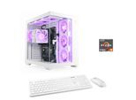 CSL PC "Vitrum Advanced V24481", weiß, Microsoft Windows 11 Home (64 Bit), 16 GB RAM 500 GB SSD, Desktop-PCs, PC