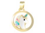 Kettenanhänger ADELIA´S "hochwertiger Schmuck Anhänger aus 333 Gold", gold, Schmuckanhänger, Damen, Gelbgold 333 Gold, Gelbgold 333, Gold, Kettenanhänger