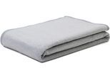 Wohndecke GÖZZE "Arizona", silber (silberfarben), B:150cm L:200cm, Baumwolle, Polyacryl, Polyester, Wohndecken, Wohndecke, mit farblich passender Bandeinfassung