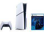PLAYSTATION 5 Konsolen-Set "PS5 Disk Edition + PS5 Lost Soul Aside", schwarz (weiß, schwarz), B:21,6cm H:35,8cm T:9,6cm, Spielekonsolen