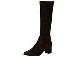 Stiefel PETER KAISER "Peter Kaiser Stiefel Leder", Damen, Gr. 40,5, schwarz, Leder, Schuhe Stiefel