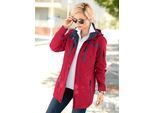 Funktionsjacke CASUAL LOOKS, Damen, Gr. 24, rot, 100% Polyester, unifarben, Jacken Funktionsjacke