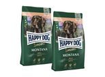 HAPPY DOG Sensible Trockenfutter Hund Adult, Montana 2x4 kg