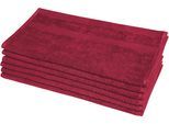 Seiftuch DYCKHOFF "Planet", rot, B:30cm L:30cm, Baumwolle, Waschlappen