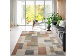 Teppich GINO FALCONE "Corduletta GF-133", bunt (multicolor), B:60cm H:10mm L:130cm, Polypropylen, Teppiche, Teppich, Kurzflor, meliert, moderne Cord Struktur, mit Fransen