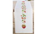 Stickläufer "Erdbeeren"