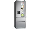 HISENSE French Door "RF632N4", Energieeffizienz: E (A-G), silber (edelstahlfarben), B:70cm H:200cm T:69,4cm, Kühlschränke