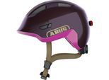 Fahrradhelm ABUS "SMILEY 3.0 ACE LED" Gr. S, lila (royal lila), Helme, S Kopfumfang: 45cm - 50cm