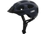 Fahrradhelm ABUS "YOUN-I ACE" Gr. M, blau (metallic blau), Helme, M Kopfumfang: 52cm - 57cm