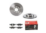BREMBO Bremsensatz, Scheibenbremse Bremsensatz-Vorderachse ijdtidfv18 Vorderachse innenbelüftet 236mm 20mm für Opel DAEWOO CHEVROLET BEDFord Vaughall