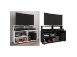 VCM TV Möbel Lowboard Fernsehregal mit ausreichend Stauraum Maße H. 59 x B. 90 x T. 36 cm Fernseh Möbel - Balansia