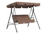 Outsunny Hollywoodschaukel Stahl, Polyester