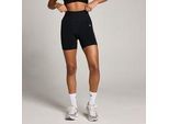 MP Damen Tempo Nahtlos Scrunch Shorts - Schwarz - L