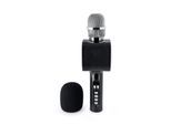 BigBen Interactive Party Karaoke Microphone with LED + Bluetooth - Black
