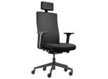 Trendoffice by Dauphin Bürostuhl to-strike comfort mit Nackenstütze, schwarz
