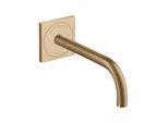 hansgrohe Elektronischer Waschtischmischer Axor Uno UP, Ausladung 225mm, brushed bronze (38120140)