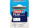 tesafilm® Paper Klebefilm, transparent, 19 mm x 10 m, lösungsmittelfrei, beschriftbar, 1 Rolle